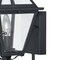 Vaxcel Nottingham 1 Light Black Empire Outdoor Wall Lantern Clear Glass T0078 - alternate 3